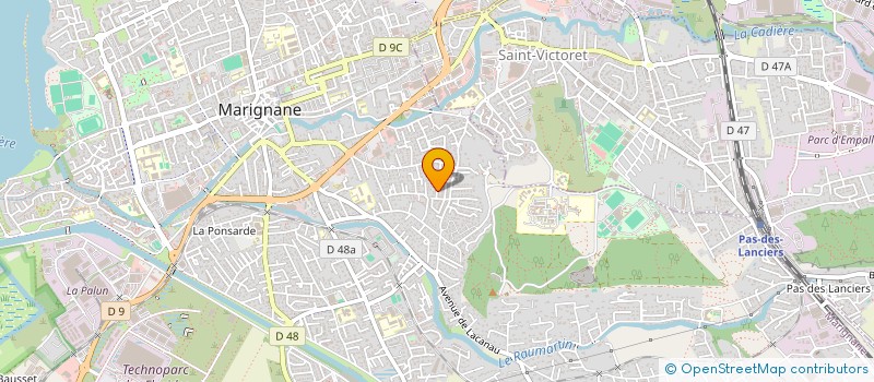 localisation de l'entreprise PLAYLAB  MARIGNANE
