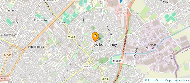 localisation de l'entreprise PLAYLOUD  LYS-LEZ-LANNOY