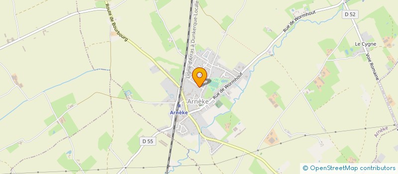 localisation de l'entreprise PLAYLOUD FLANDRES-MARITIME  ARNEKE