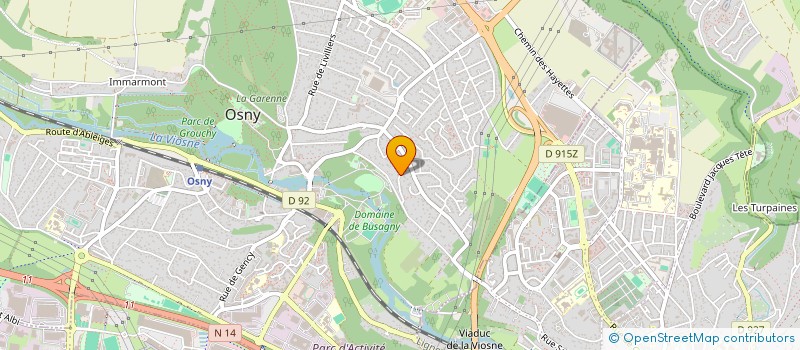 localisation de l'entreprise PLAYMARKET à OSNY