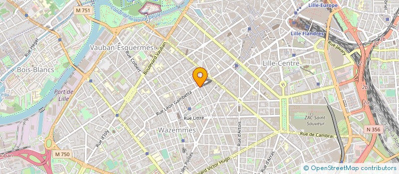 localisation de l'entreprise PLAYNET à LILLE