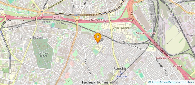 localisation de l'entreprise PLAYNET ONLINE à LILLE