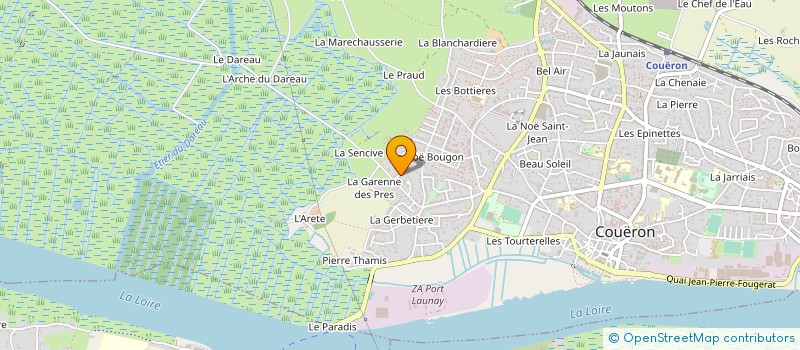 localisation de l'entreprise PLAYONE FRANCE à COUERON