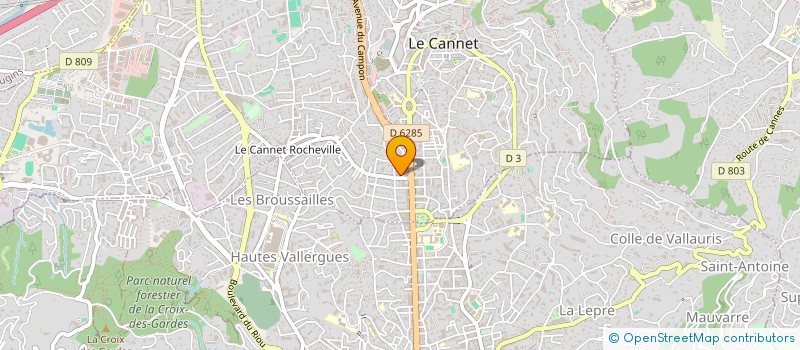 localisation de l'entreprise PLAYS à LE CANNET