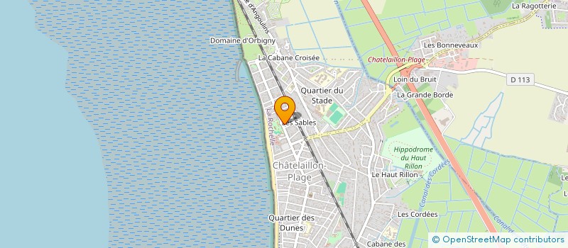 localisation de l'entreprise PLAYSKY à CHATELAILLON-PLAGE