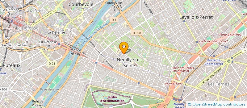 localisation de l'entreprise PLAYTIME  NEUILLY-SUR-SEINE