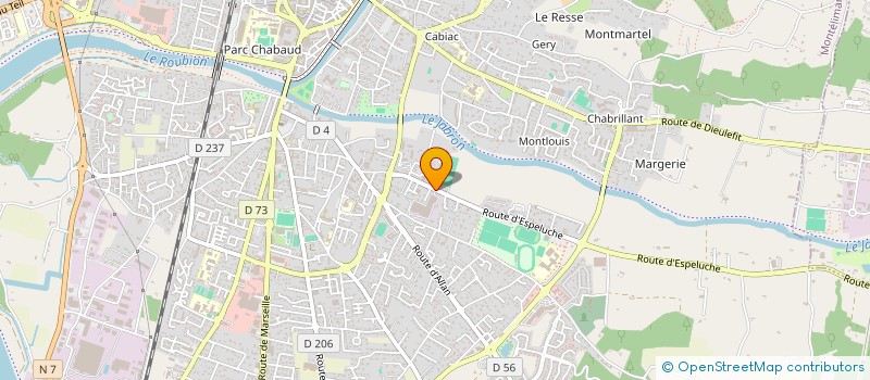 localisation de l'entreprise PLAYWOOD  MONTELIMAR