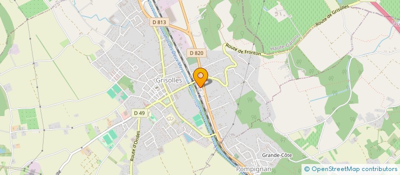 localisation de l'entreprise PLAZ  GRISOLLES