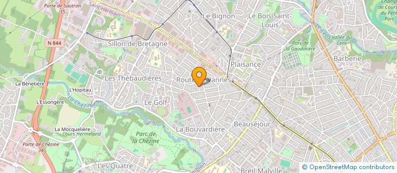 localisation de l'entreprise PLAZA  SAINT-HERBLAIN