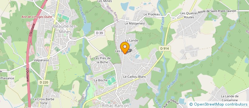 localisation de l'entreprise PLAZA  RILHAC-RANCON