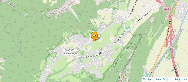 localisation de l'entreprise PLAZA  SAINT-PAUL-DE-VARCES