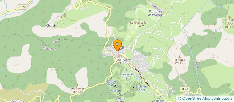 localisation de l'entreprise PLAZA CHAMOIS  PEONE