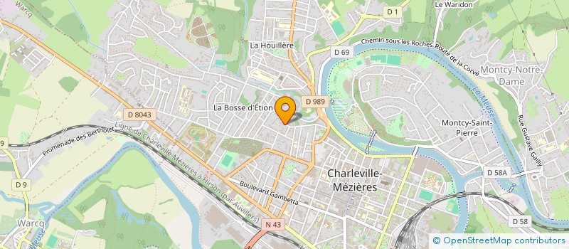 localisation de l'entreprise PLAZA ESPRESSO à CHARLEVILLE MEZIERES