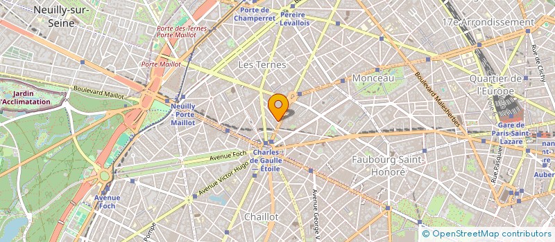 localisation de l'entreprise PLAZA ETOILE  PARIS