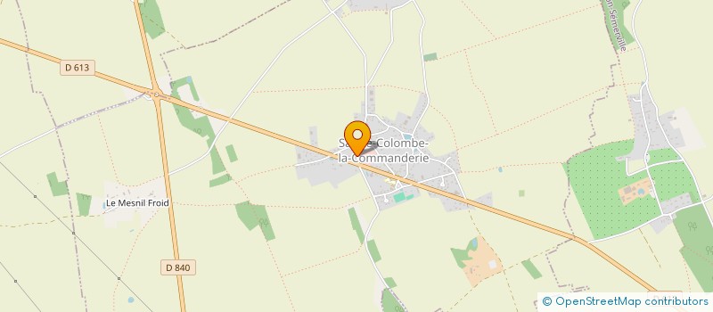 localisation de l'entreprise PLAZA HOLDING  SAINTE-COLOMBE-LA-COMMANDERIE