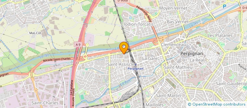 localisation de l'entreprise PLAZA INVEST  PERPIGNAN