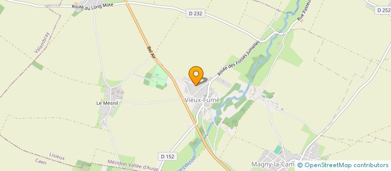 localisation de l'entreprise PLAZA SEBASTIEN  MEZIDON VALLEE D'AUGE