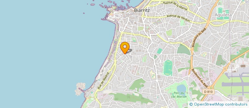 localisation de l'entreprise PLAZA TIKI  BIARRITZ