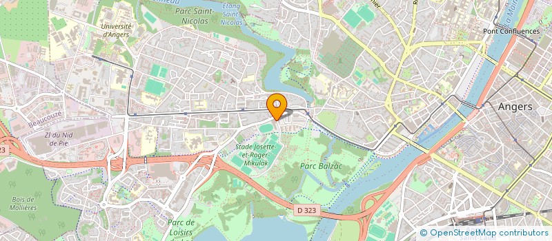 localisation de l'entreprise PLAZANET à ANGERS