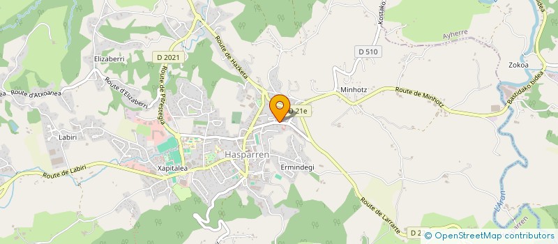 localisation de l'entreprise PLAZARTEA à HASPARREN