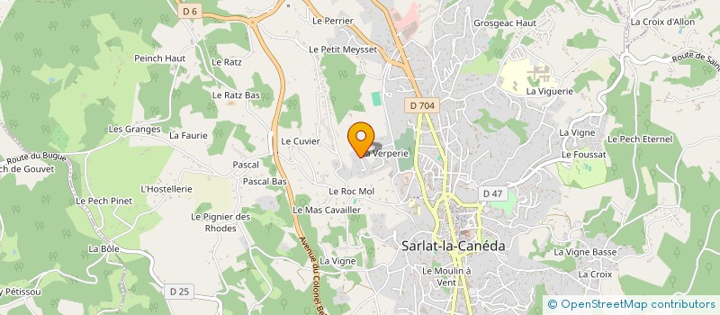 localisation de l'entreprise PLAZE IMMO à SARLAT-LA-CANEDA