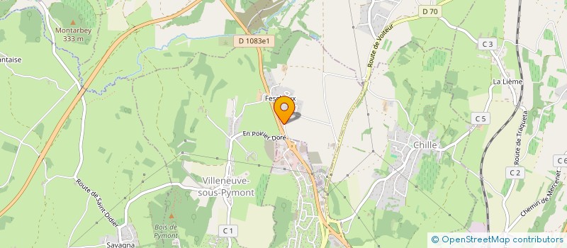 localisation de l'entreprise PLAZE JURALOISIR à VILLENEUVE-SOUS-PYMONT