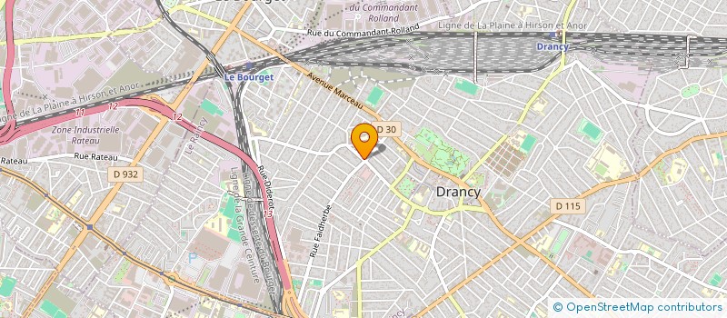 localisation de l'entreprise PLAZZA TOITURE  DRANCY