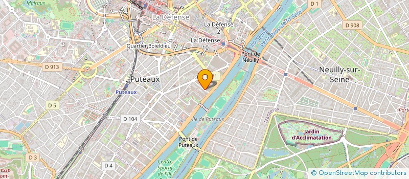 localisation de l'entreprise PLB  PUTEAUX