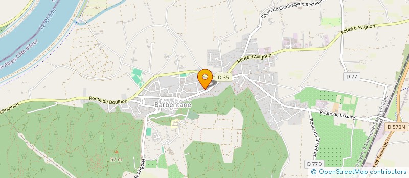 localisation de l'entreprise PLB  BARBENTANE