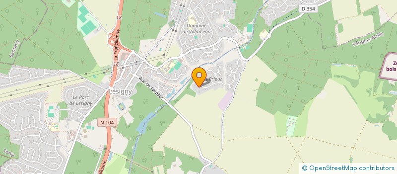 localisation de l'entreprise PLB BATONGA  FEROLLES-ATTILLY