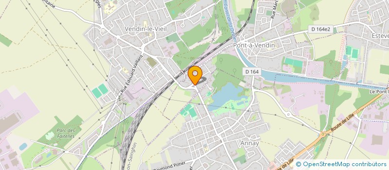 localisation de l'entreprise PLB BOIS  PONT-A-VENDIN