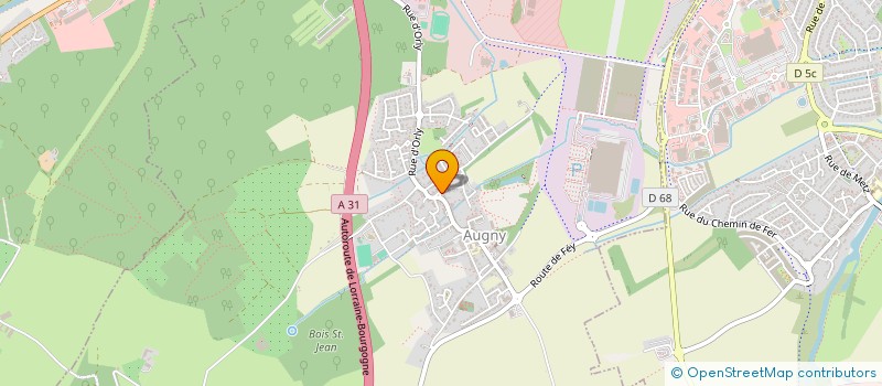 localisation de l'entreprise PLB ENVIRONNEMENT à AUGNY