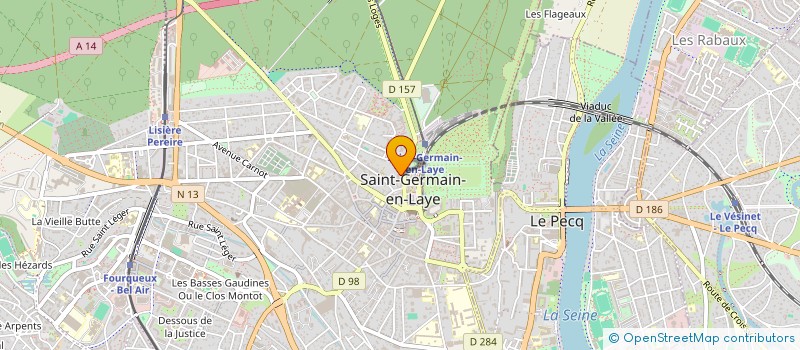 localisation de l'entreprise PLB ORGANISATION  SAINT-GERMAIN-EN-LAYE