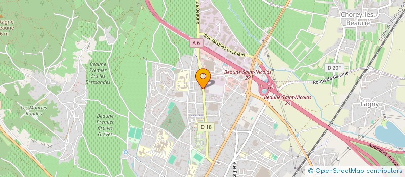 localisation de l'entreprise PLB PATRIMOINE à BEAUNE
