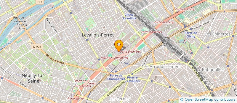 localisation de l'entreprise PLB SYNERGIE CO à LEVALLOIS-PERRET
