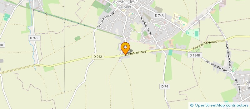 localisation de l'entreprise PLB2E  AVESNES-LES-AUBERT