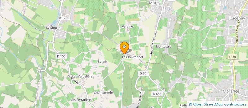 localisation de l'entreprise PLBA-IMMO  CHARNAY