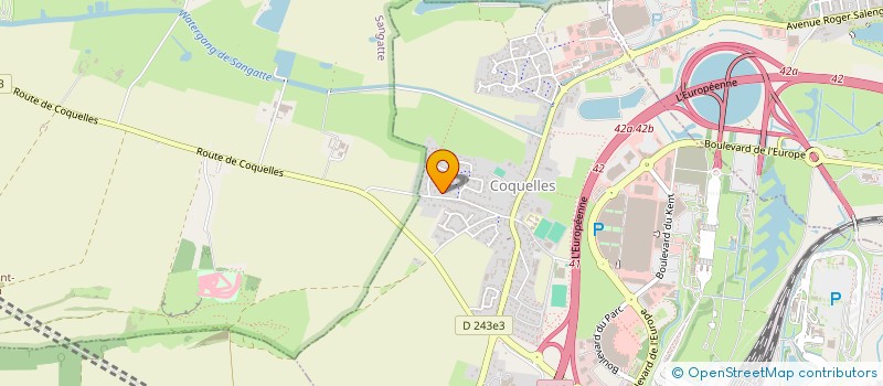 localisation de l'entreprise PLC 5 H  COQUELLES