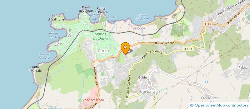 localisation de l'entreprise PLC à CORBARA