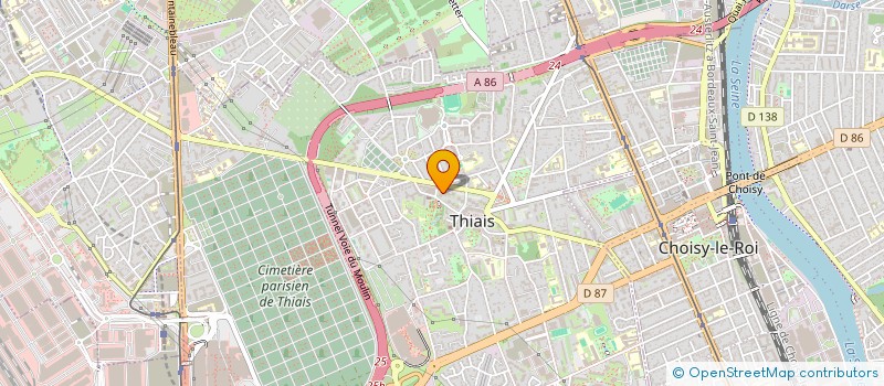 localisation de l'entreprise PLC à THIAIS