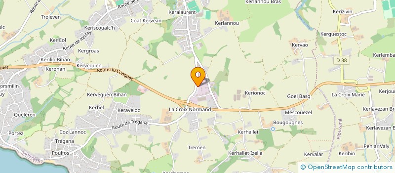 localisation de l'entreprise PLC  LOCMARIA-PLOUZANE