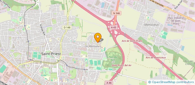 localisation de l'entreprise PLC  SAINT-PRIEST