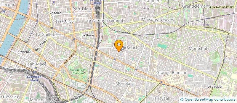 localisation de l'entreprise PLC  LYON