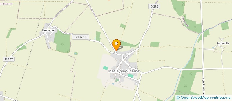 localisation de l'entreprise PLC COIFFURE à MESLAY-LE-VIDAME