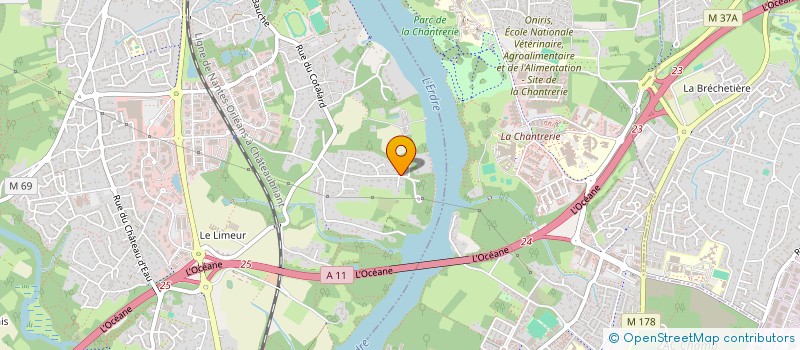 localisation de l'entreprise PLC IMMO  LA CHAPELLE-SUR-ERDRE