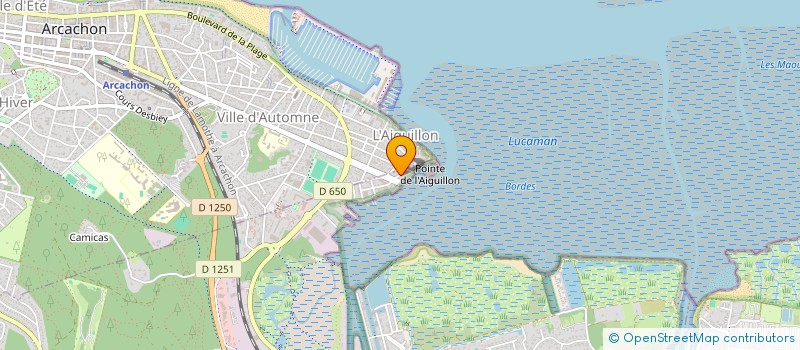 localisation de l'entreprise PLC IMMOBILIER à LA TESTE-DE-BUCH