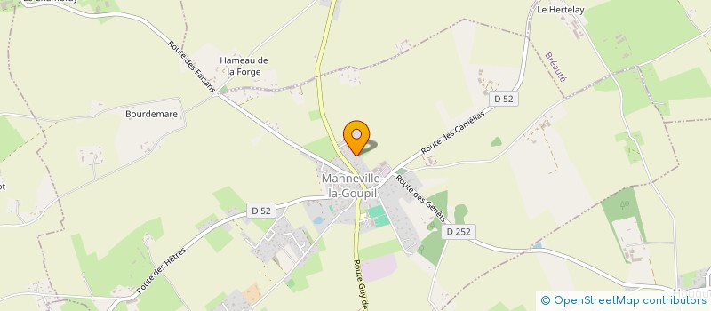 localisation de l'entreprise PLC MENUISERIE  MANNEVILLE-LA-GOUPIL