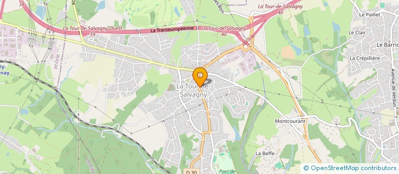localisation de l'entreprise PLC.MO à LA TOUR-DE-SALVAGNY
