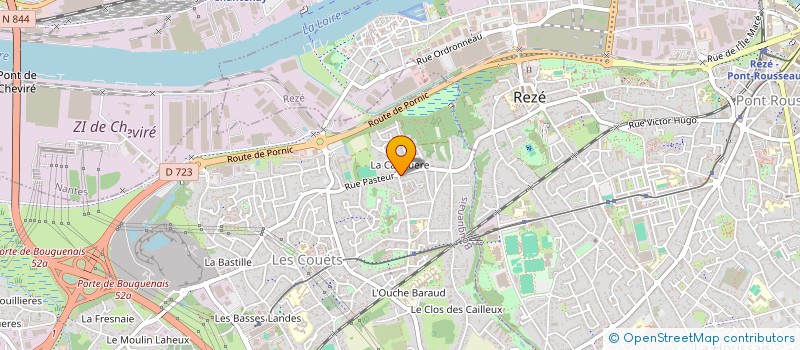 localisation de l'entreprise PLC OUEST  BOUGUENAIS