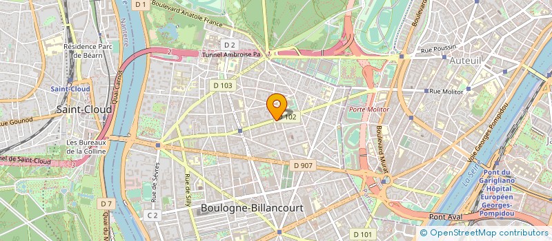 localisation de l'entreprise PLC SARL à BOULOGNE-BILLANCOURT